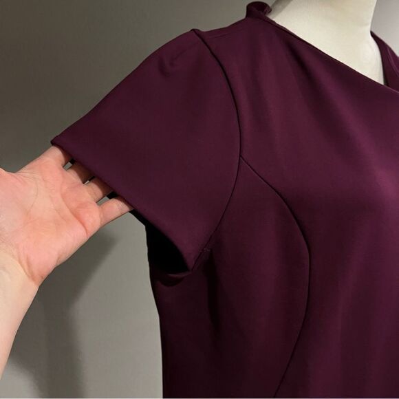 Short sleeve a-line plus size dress - Picture 3 of 13